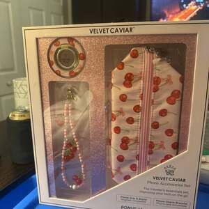 Velvet Caviar Mon Cheri Cherry Phone Accessories Gift Set
